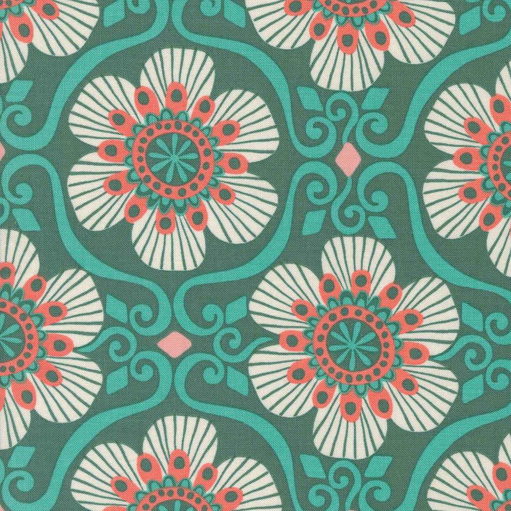 Kate Spain Moda Fabrics Tango Barcelona Basil 2733421