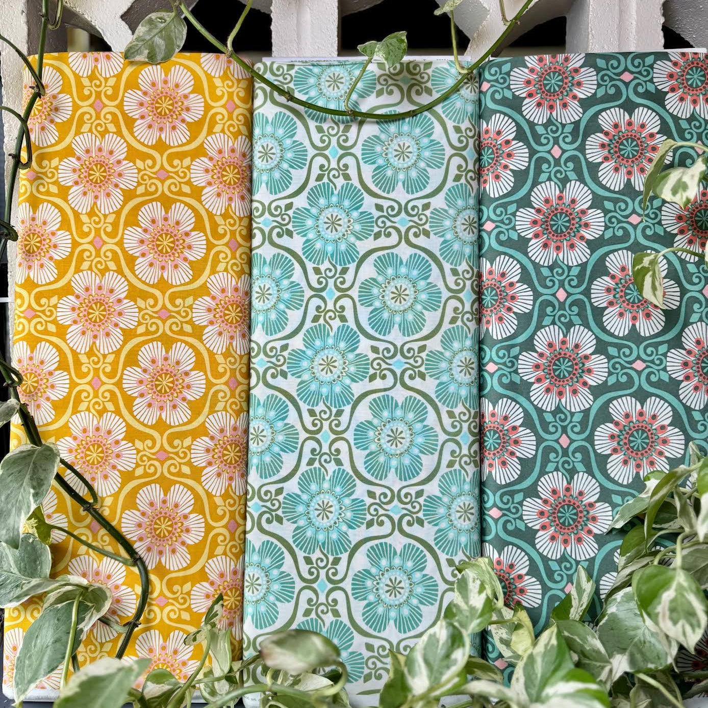 Kate Spain Moda Fabrics Tango Barcelona Basil 2733421