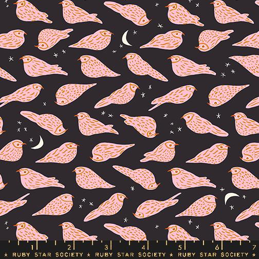 Kimberly Kight Bird is the Word Whippoorwill Soft Black Moda RS3078 16