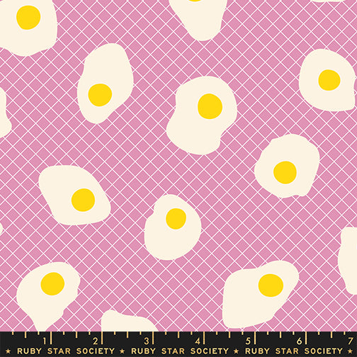Kimberly Kight Moda Fabrics Ruby Star Society Egg and Friends Fried Eggs RS3090 14 Kiss