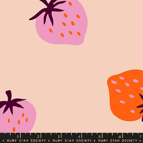 Kimberly Kight Moda Fabrics Ruby Star Society Strawberry 108 Wideback RS3089 12