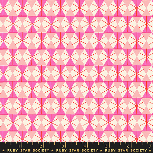 Kimberly Kight Ruby Star Society Moda Fabrics Merry Happy Happy Hexie RS3102 13 Lipstick