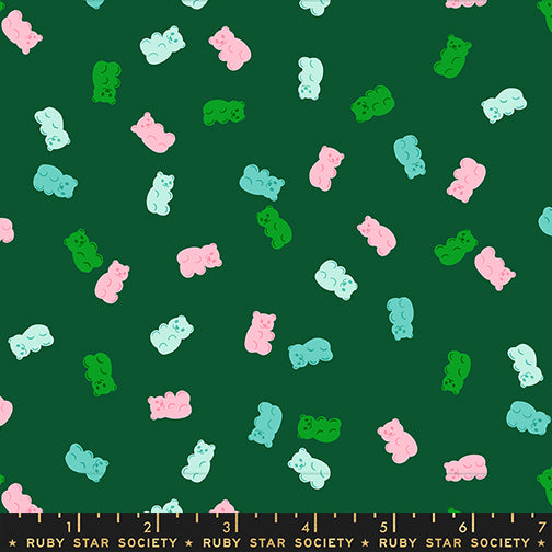 Kimberly Kight Ruby Star Society Moda Fabrics Merry Happy Merry Gummies RS3104 14 Jade