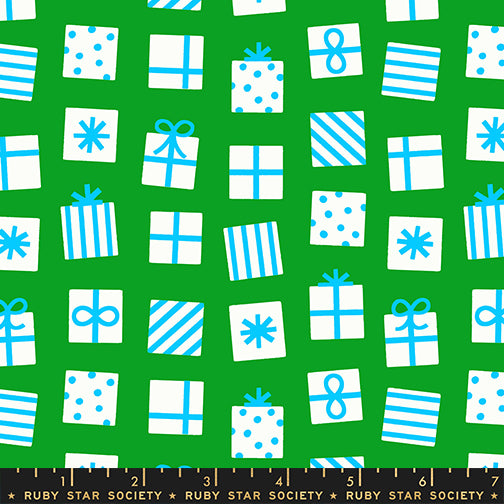 Kimberly Kight Ruby Star Society Moda Fabrics Merry Happy Secret Santa RS3100 18 Verdant