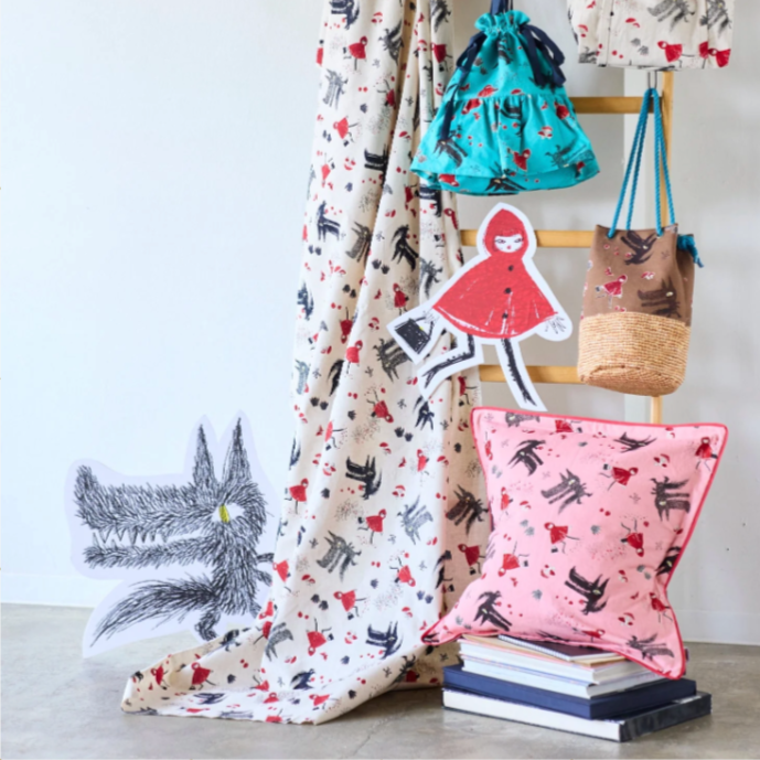Kokka Spell by Mia Little Red Riding Hood Canvas