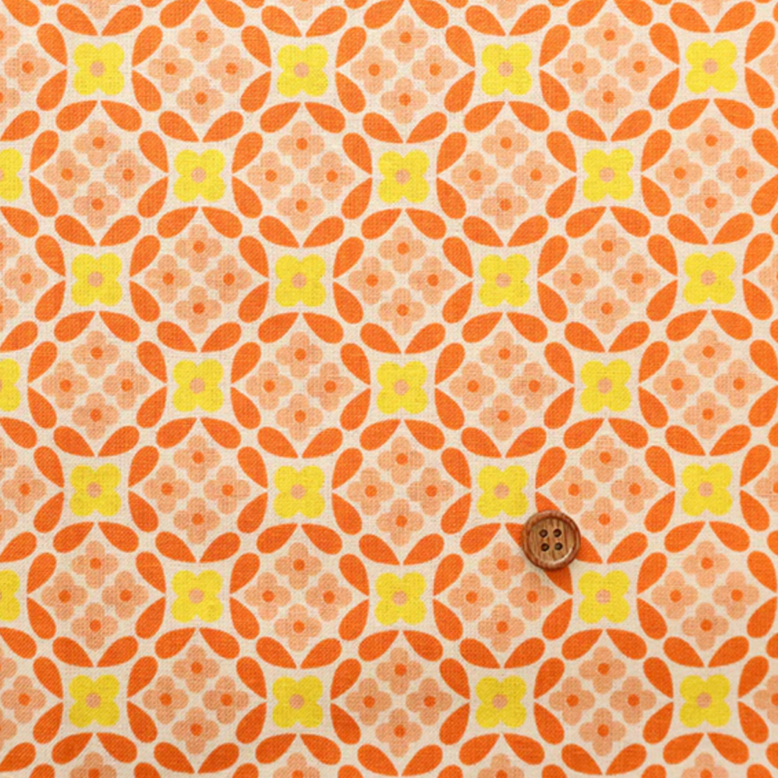 Koko Seki 70s Design Flower Power Japanese Import Flower Lattice CHU055R