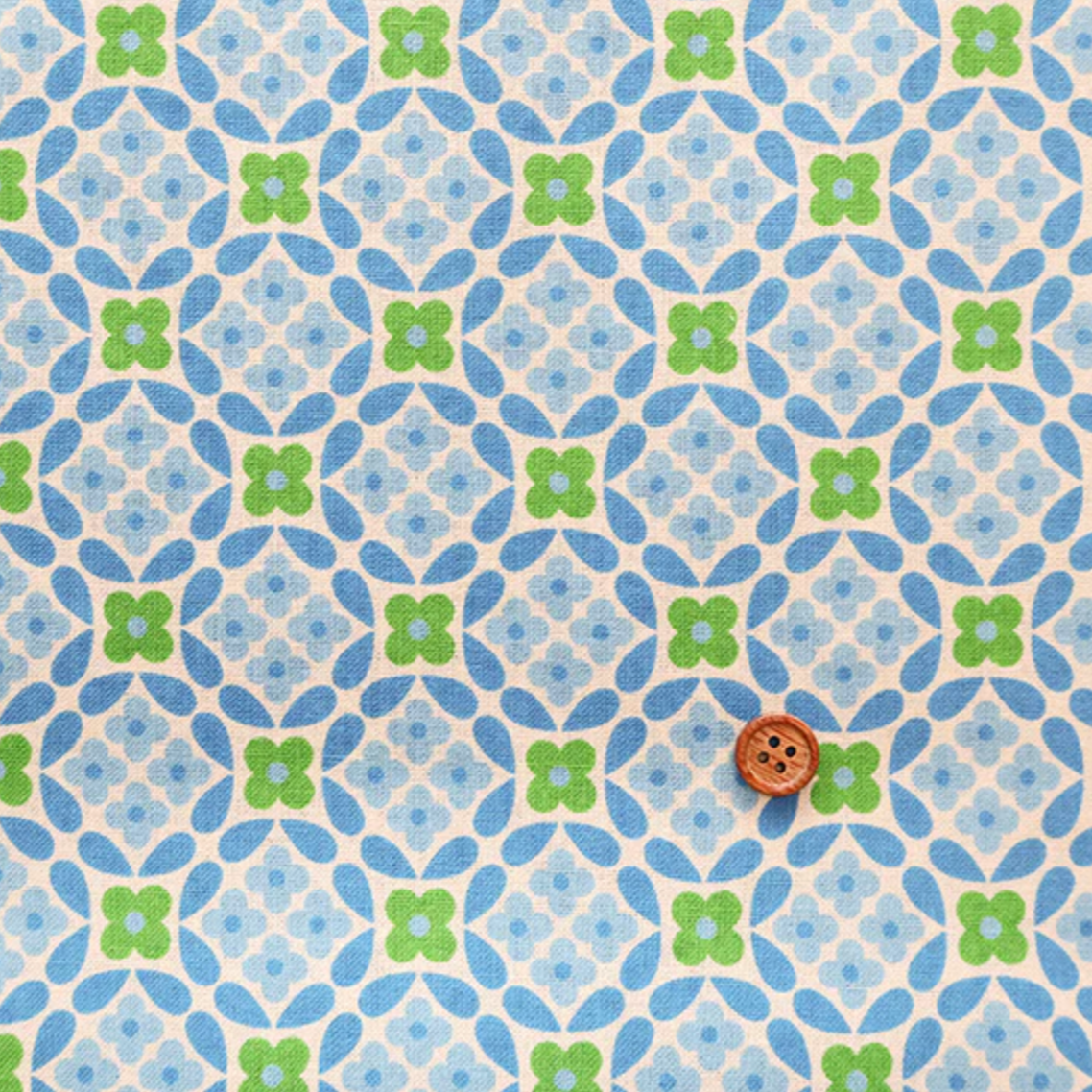 Koko Seki 70s Design Flower Power Japanese Import Flower Lattice CHU055R