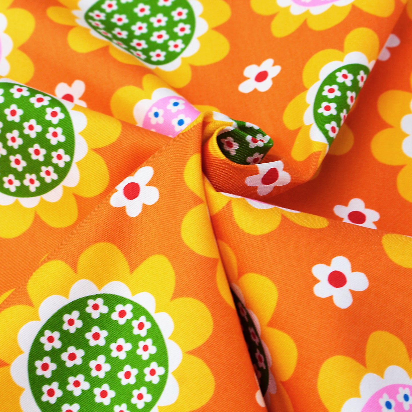 Koko Seki Japanese Import Flower Power 99222-3C Orange