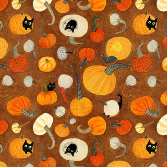 Leezaworks Meowloween Pumpkin Cats Umber Dear Stella STELLA-DLW2852