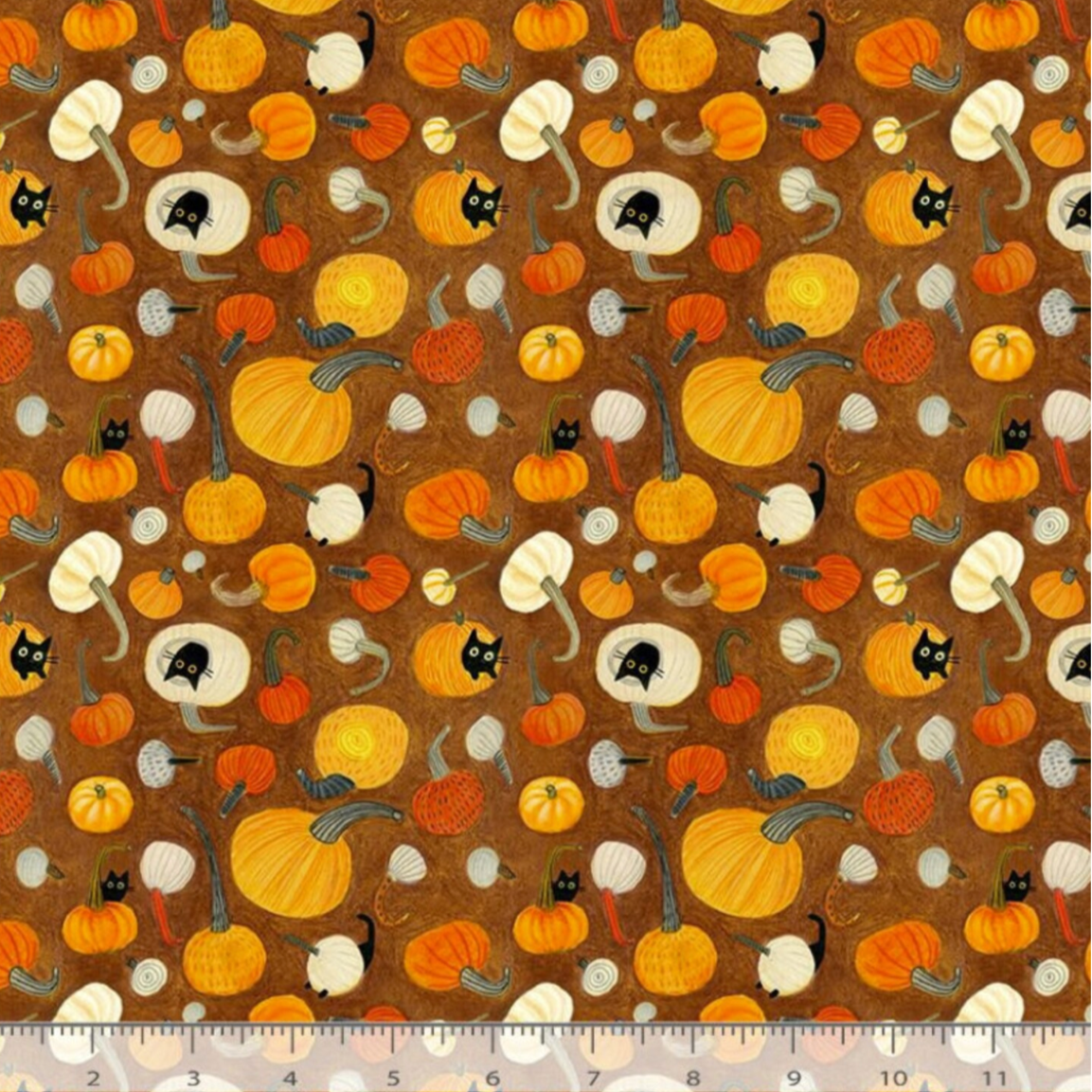 Leezaworks Meowloween Pumpkin Cats Umber Dear Stella STELLA-DLW2852