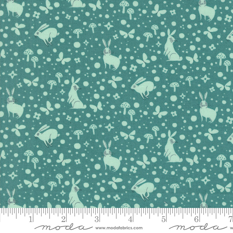 Lizzy House Moda Fabrics Love Letter Wonder Dot 37127 24 Pond