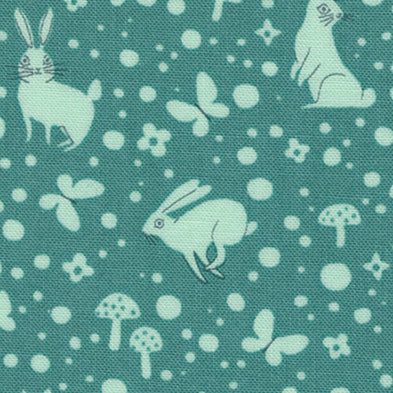 Lizzy House Moda Fabrics Love Letter Wonder Dot 37127 24 Pond