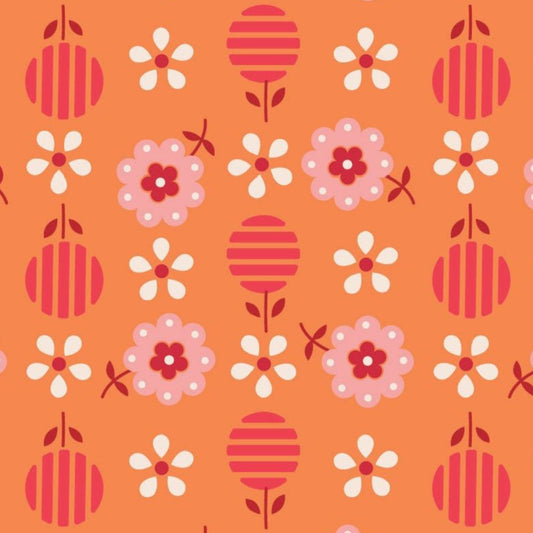 Lori Holt Riley Blake Designs Bee Dots Ida Marie C14160-PUMPKIN