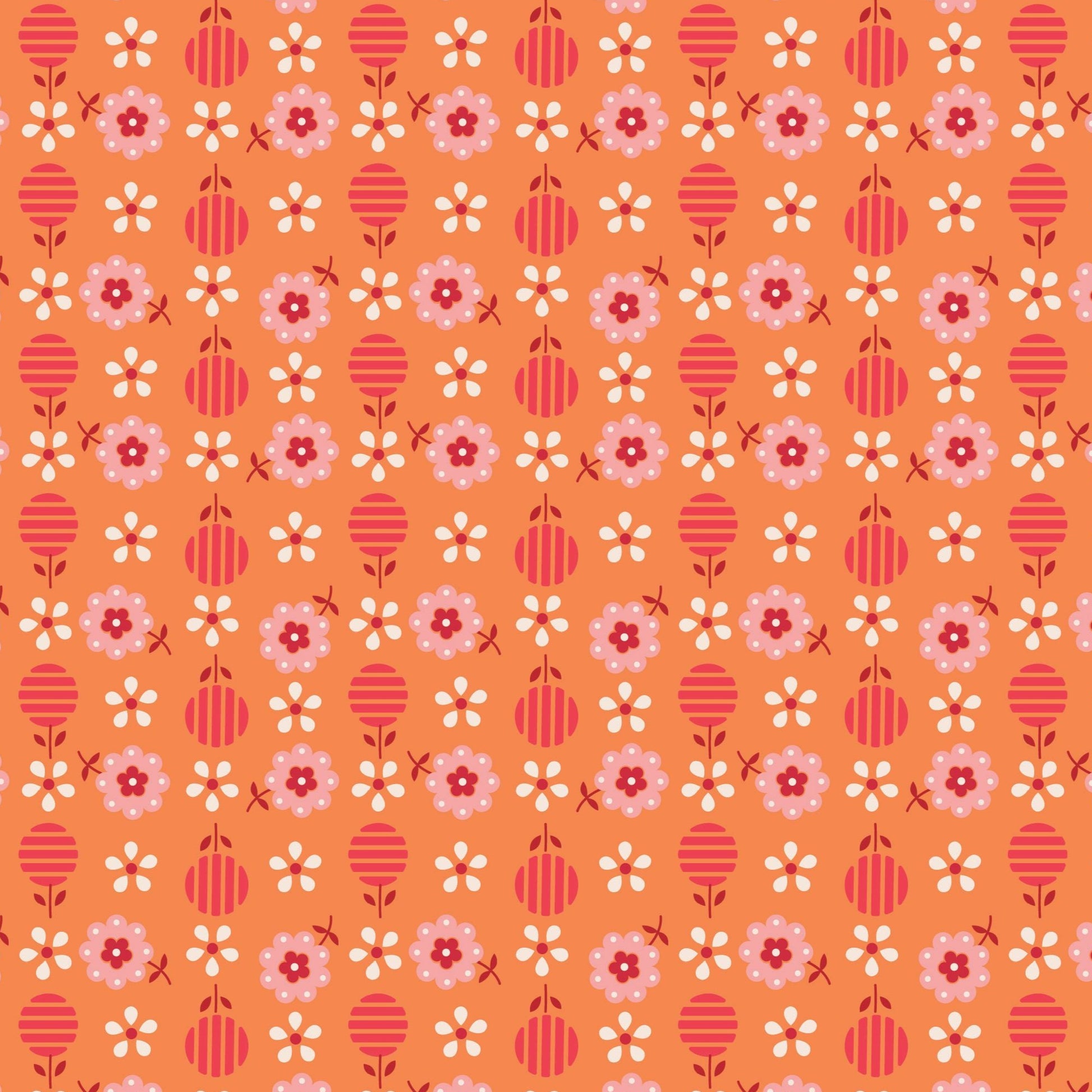 Lori Holt Riley Blake Designs Bee Dots Ida Marie C14160-PUMPKIN