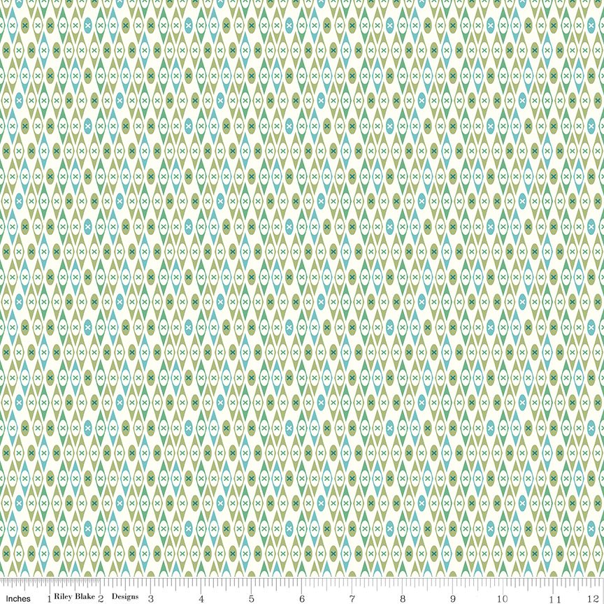 Lori Holt Riley Blake Designs Bee Vintage Edith C13084-CLOUD