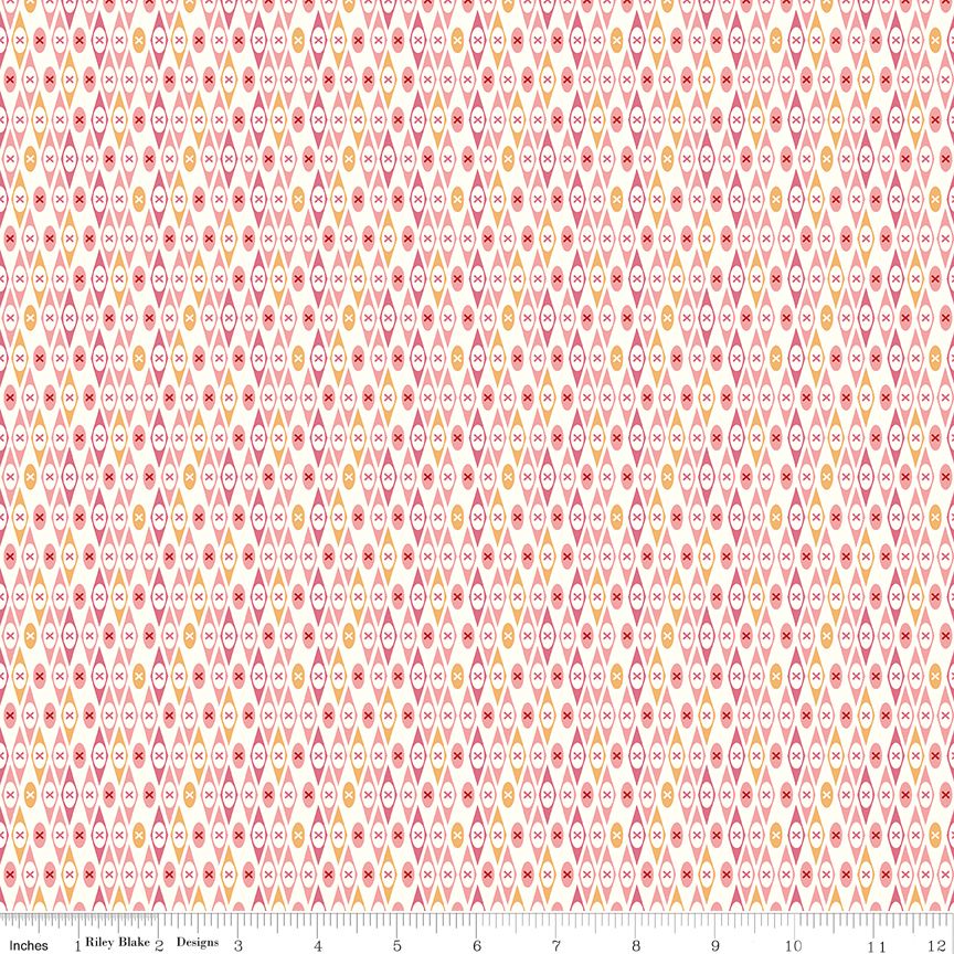 Lori Holt Riley Blake Designs Bee Vintage Edith C13084-PINK