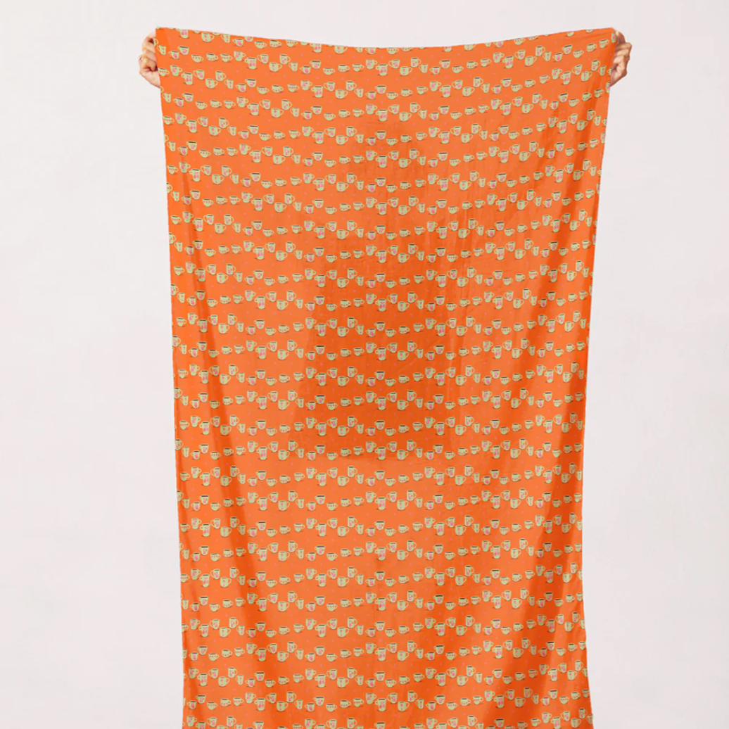 Lysa_Flower_Paintbrush_Studio_Fabrics_Cup_of_Ambition_Orange_12022485