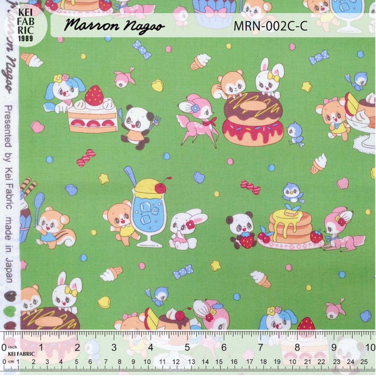 Marron Nagao Kei Fabric Japan Japanese Import MRN-002C Kawaii