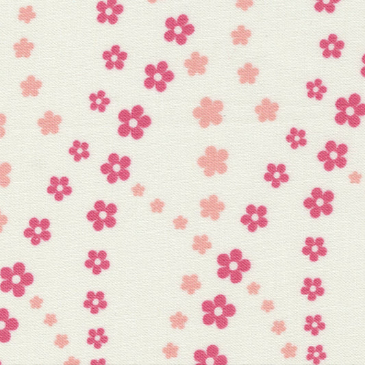 Maureen McCormick Moda Fabrics Flower Power Lazy Daisy Stripe Cloud Sweetie 371621