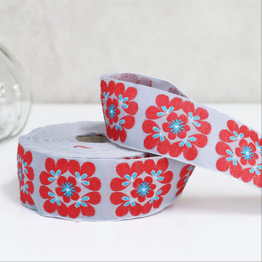 PAU100501-6-50 KAFKA Flower Power Ribbon from Germany
