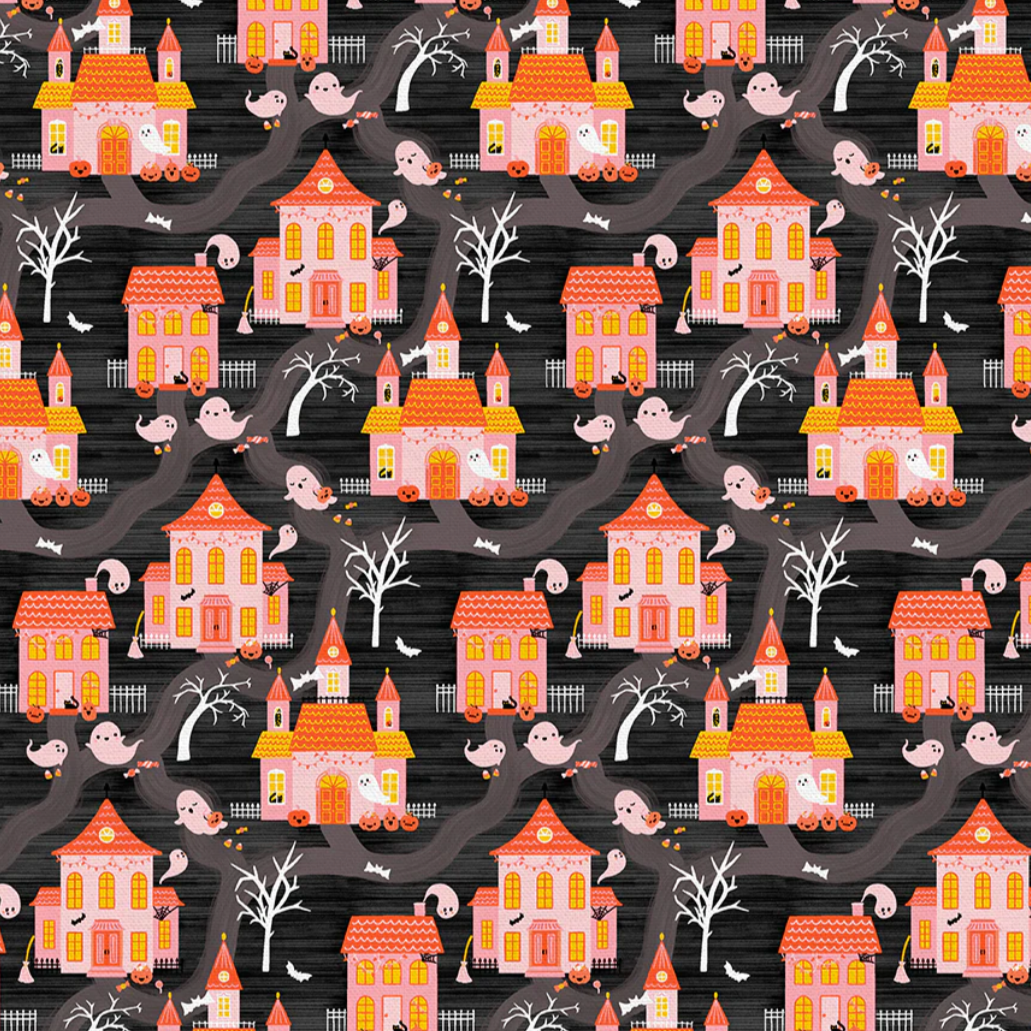 PBS Fabrics Paintbrush Studio Fabrics Mystical Manor Halloween Night 120-24685