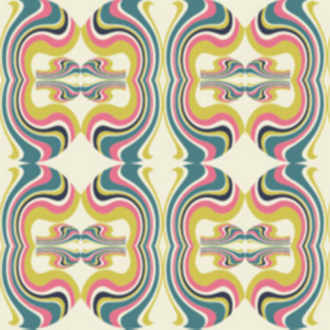 Pat Bravo Art Gallery Fabrics Carnaby St. Groovy Vibes Berry CST-3203