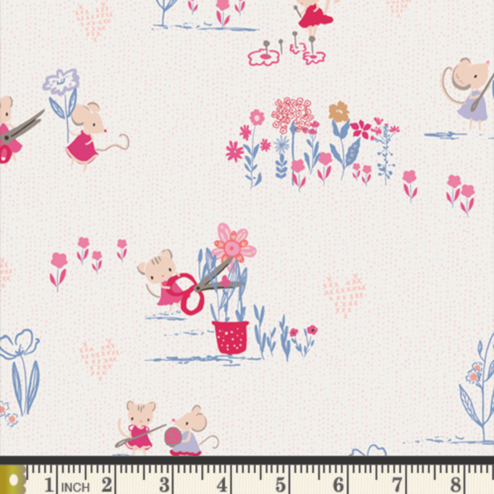 Patty Basemi Art Gallery Fabrics Tails and Threads Needles and Whiskers TAT39900