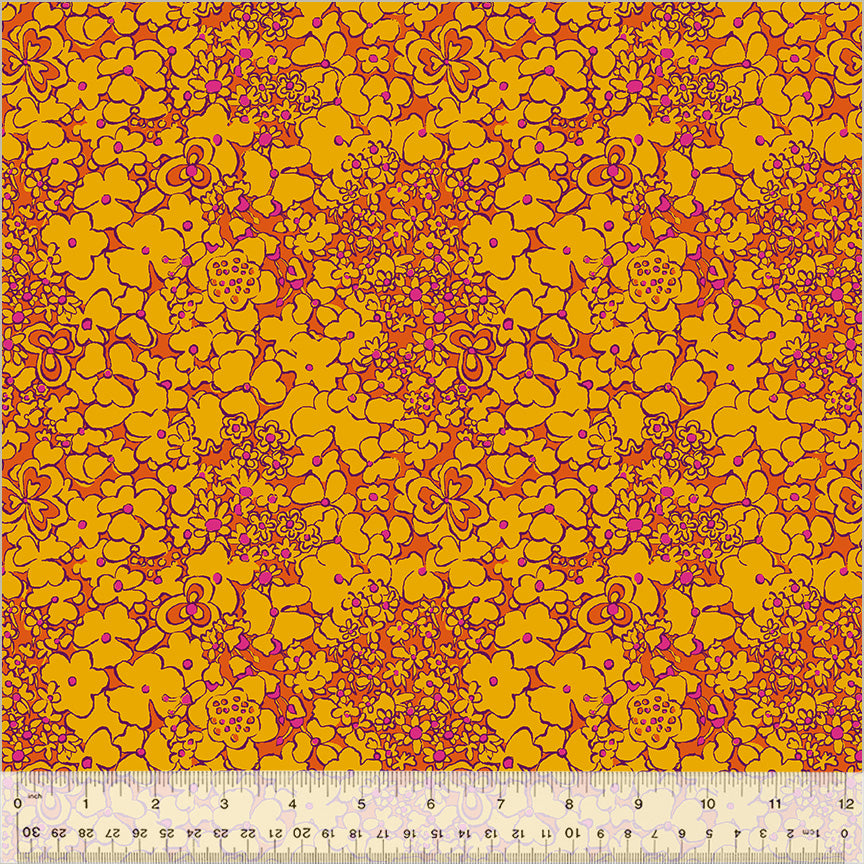 SallyKellyBotanicaPeriwinkleTangerine Twilight