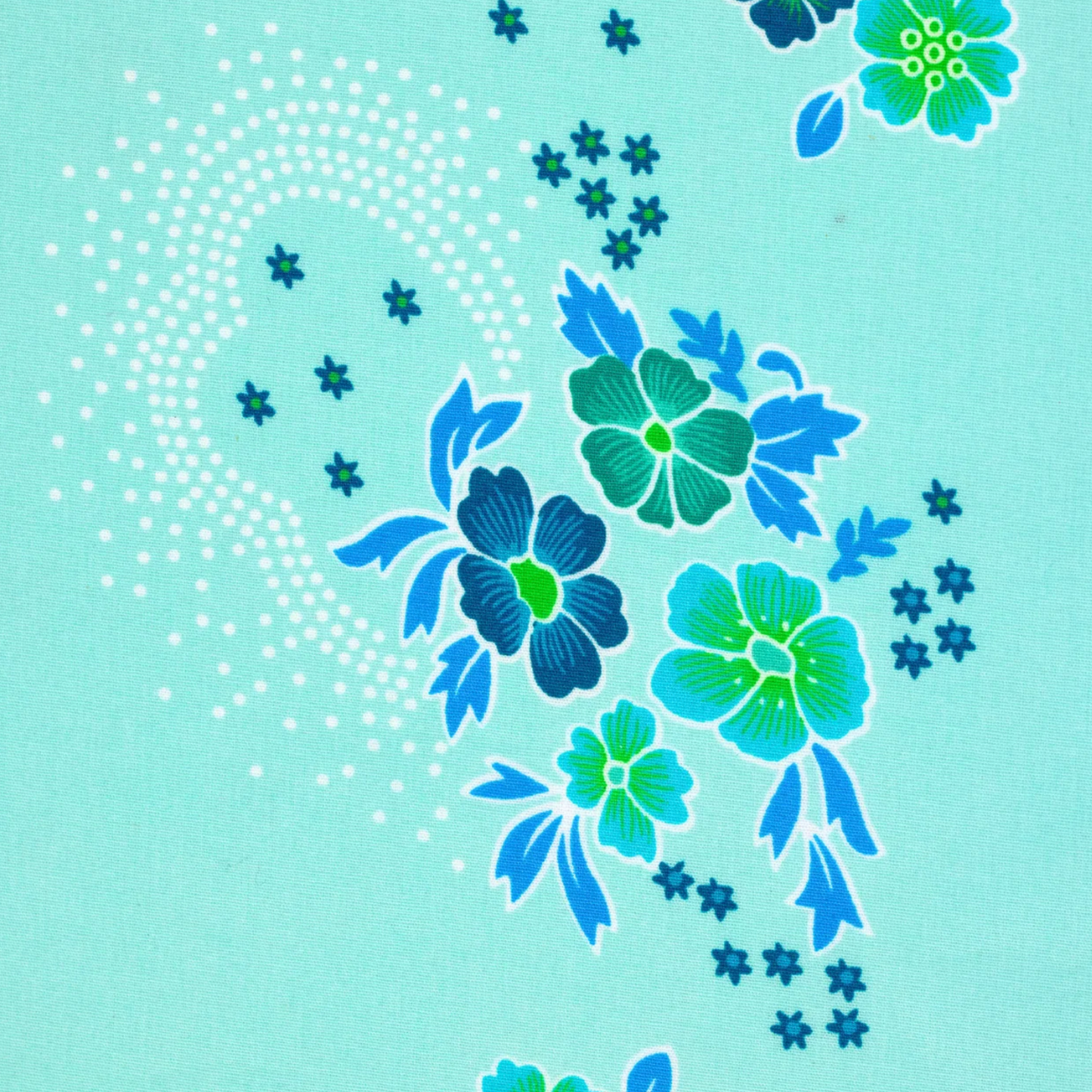 Petit Pan Fabrics Paris Folksy Opaline Blue