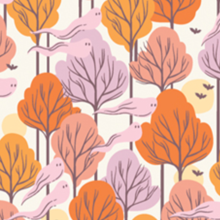 Phantom Forest Ray Art Gallery Fabrics Ghostly and Haunted GHH13141