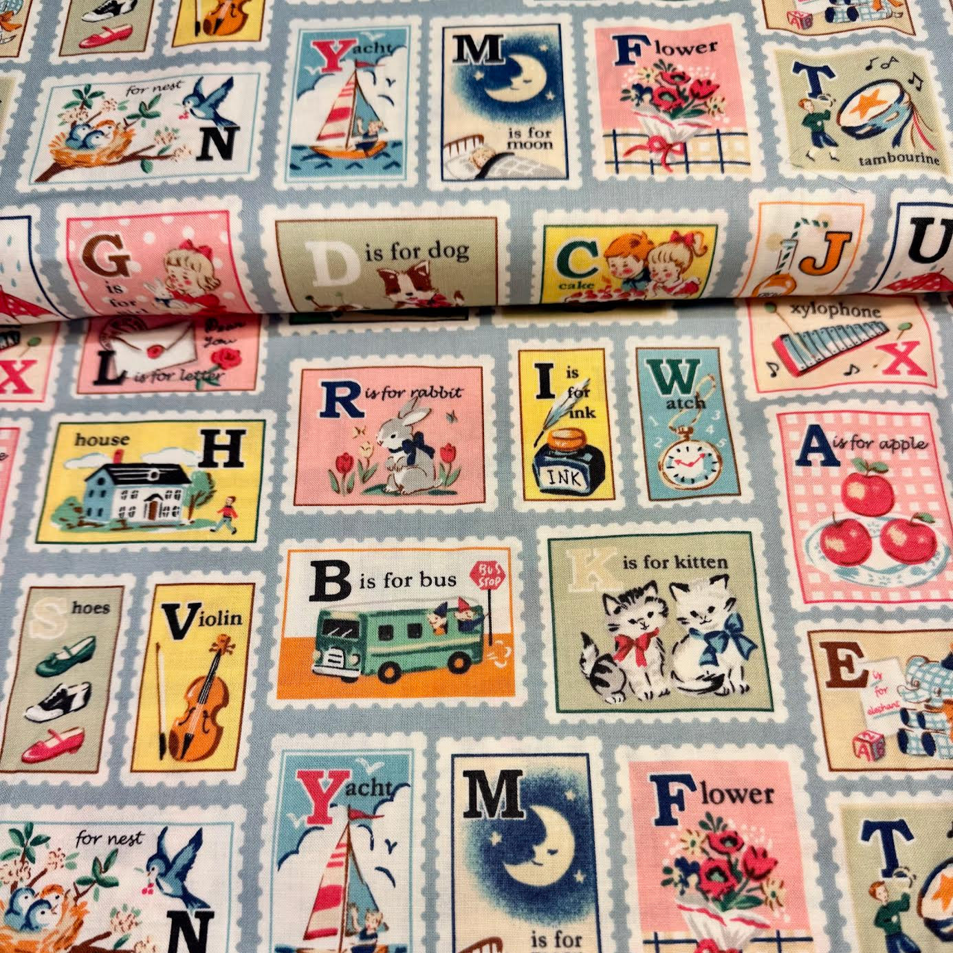 Quilt Gate Hello Again 2 Blue Japanese Import LW2070-11