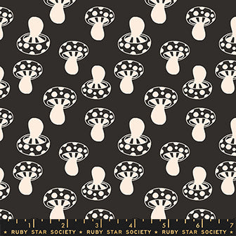 OOP Mushrooms by Alexia Abegg | Soft Black