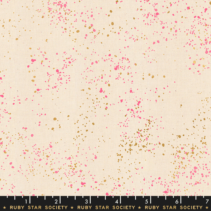 Rashida Coleman Hale Moda Fabrics Ruby Star Society Speckled Neon Pink RS5027-16M
