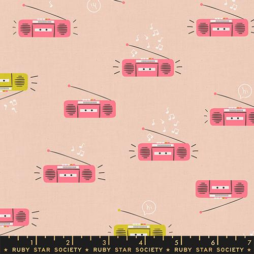 Rashida Coleman Hale Ruby Star Society Moda Fabrics Lofi Linens Boom RS1130 21CL Peach Blossoms