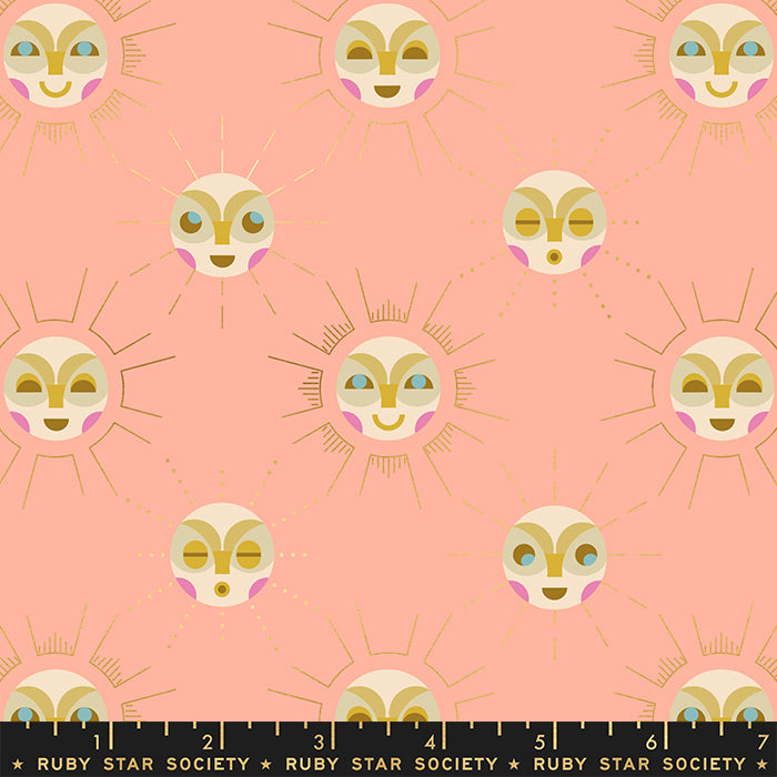 Rashida Coleman Hale Ruby Star Society Moda Fabrics Stellar Sunnymoon Peach RS1006-11M
