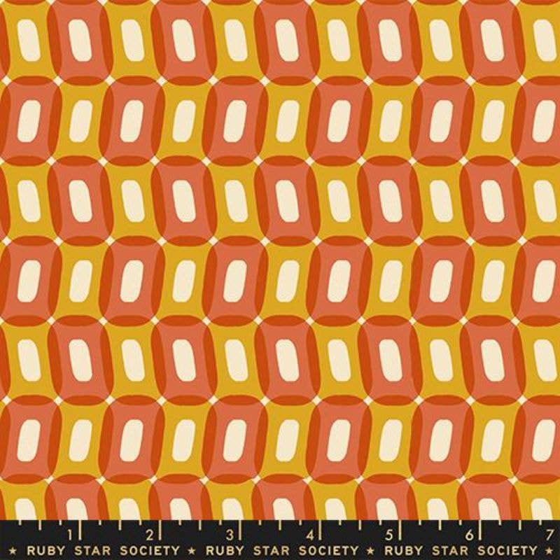 Rashida Coleman Hale Ruby Star Society Moda Fabrics To and Fro Ooos Rust  RS106812