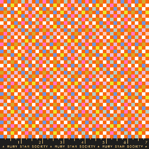 Rashida Coleman Hale Ruby Star Society Moda Fabrics Washi Plus Checkmate RS1102 13 Goldfish