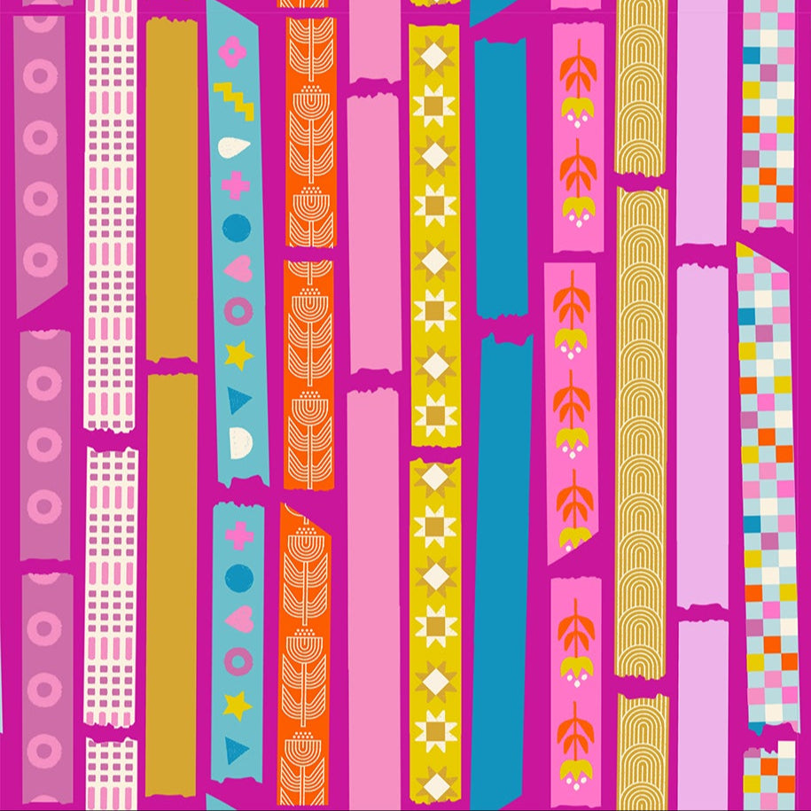 Rashida Coleman Hale Ruby Star Society Moda Fabrics Washi Plus Yay Its Tape RS1100 12 Berry