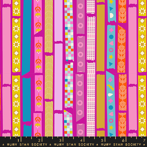 Rashida Coleman Hale Ruby Star Society Moda Fabrics Washi Plus Yay Its Tape RS1100 12 Berry
