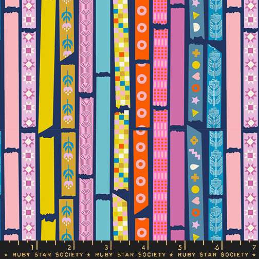 Rashida Coleman Hale Ruby Star Society Moda Fabrics Washi Plus Yay Its Tape RS1100 13 Bluebell