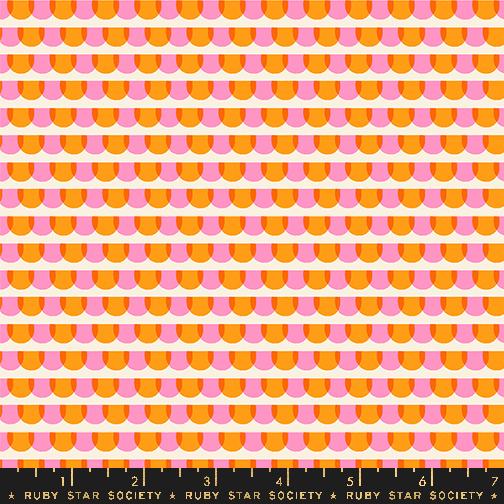 Ruby Star Society Moda Fabrics Animal Animal Roof Tiles Flamingo RS516712