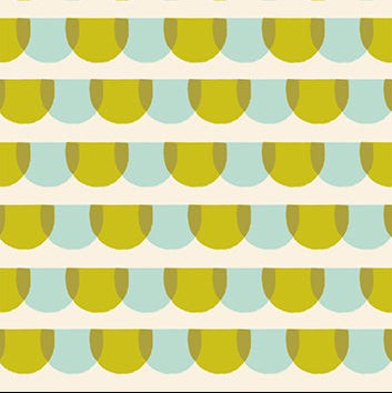 Ruby Star Society Moda Fabrics Animal Animal Roof Tiles Pistachio RS516714