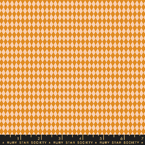 Ruby Star Society Moda Fabrics Geometry Harlequin RS5176 12 Turmeric
