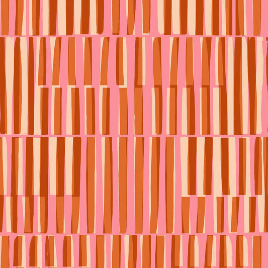 Ruby Star Society Moda Fabrics Geometry Ladders RS5170 13 Sorbet