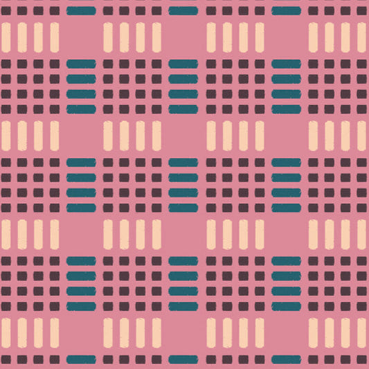 Ruby Star Society Moda Fabrics Geometry Parallel RS5173 14 Plum
