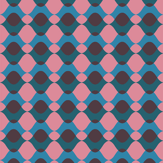 Ruby Star Society Moda Fabrics Geometry Ripple RS5171 13 Eggplant