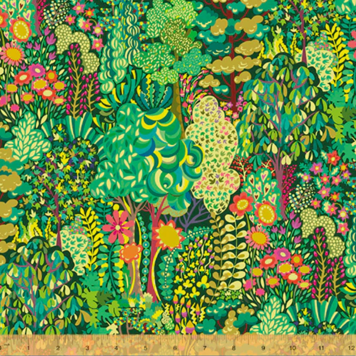 Sally Kelly Windham Fabrics Paradiso Avalon 52648D-3 Green