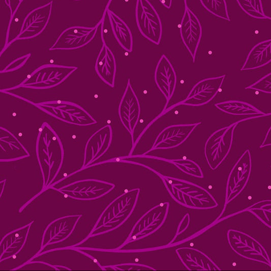 Sarah Watts Ruby Star Society Moda Fabrics Glow Garden Wandering Vine RS2118 12 Purple Velvet