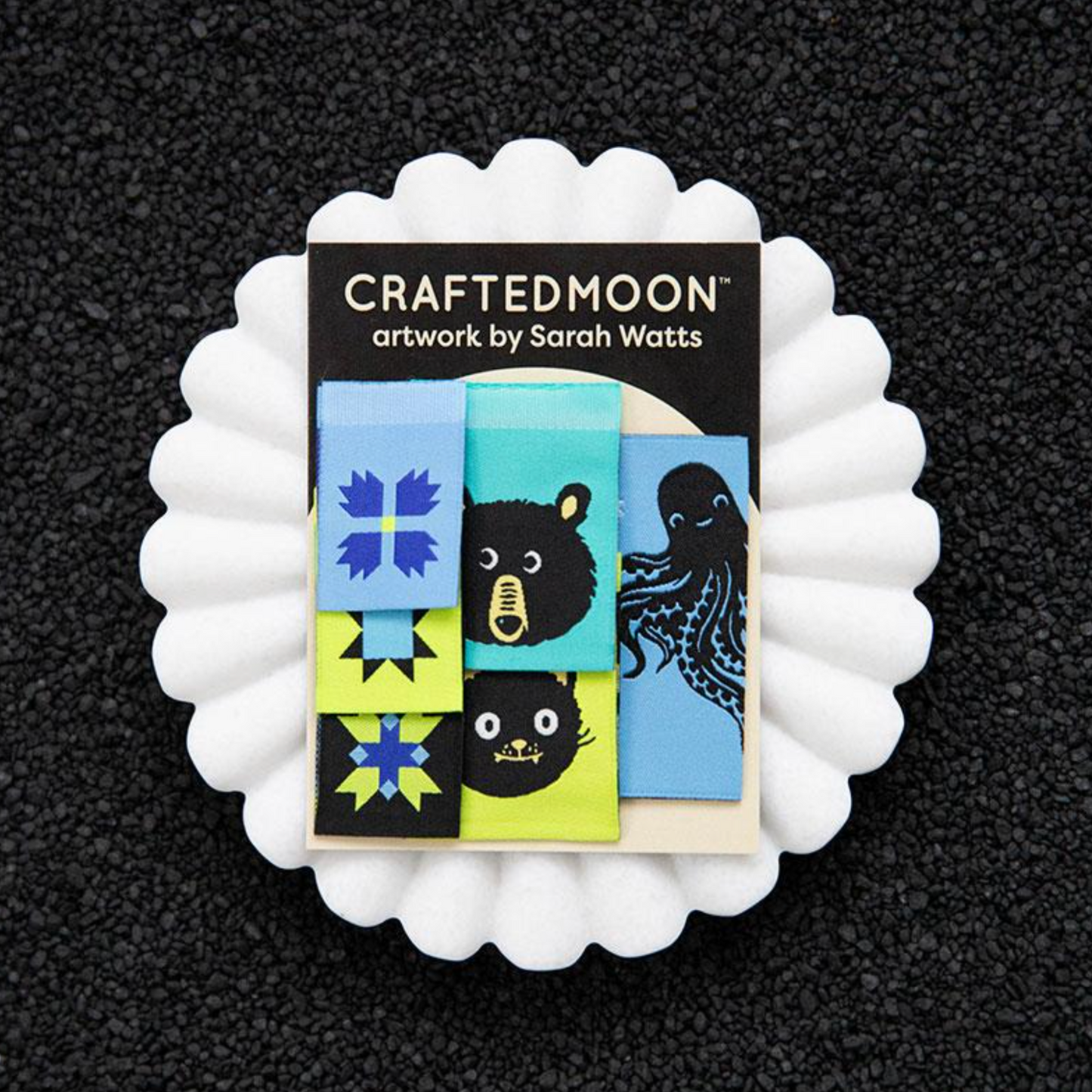 Sarah Watts Ruby Star Society Moda Fabrics LollyTags Crafted Moon Faves Tags LTS 01