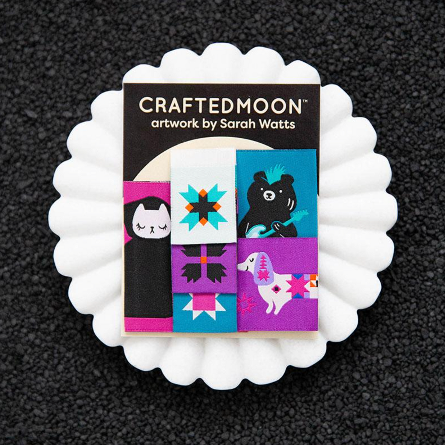 Sarah Watts Ruby Star Society Moda Fabrics LollyTags Crafted Moon Faves Tags LTS 02